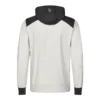 Engel Entire vest met capuchon 30179 achter Engel Entire vest met capuchon | Off white/antraciet grijs