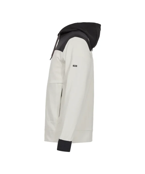 Engel Entire vest met capuchon 30179 zij Engel Entire vest met capuchon | Off white/antraciet grijs