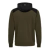 Engel Entire vest met capuchon | Bosgroen/zwart