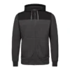 Engel Entire vest met capuchon | Antracietgrijs/zwart
