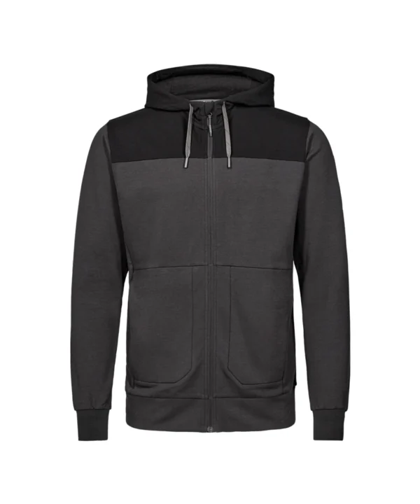 Engel Entire vest met capuchon | Antracietgrijs/zwart