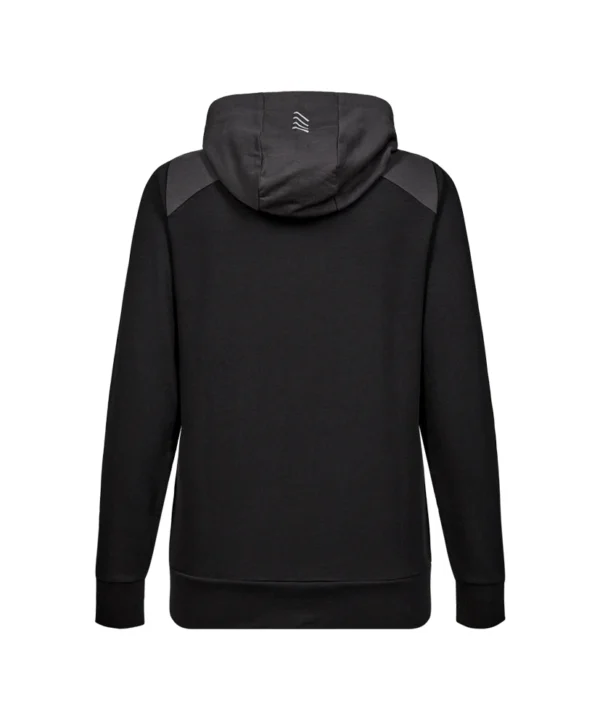 Engel Entire vest met capuchon dames | Zwart/antracietgrijs