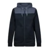 Engel Entire vest met capuchon dames | Donker blauw