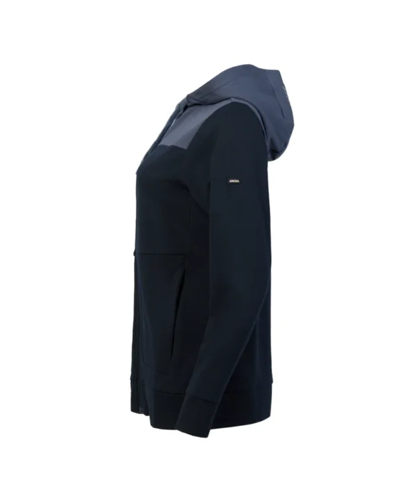 Engel Entire vest met capuchon dames | Donker blauw
