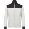 Engel Entire vest met kraag | Off white/antraciet grijs