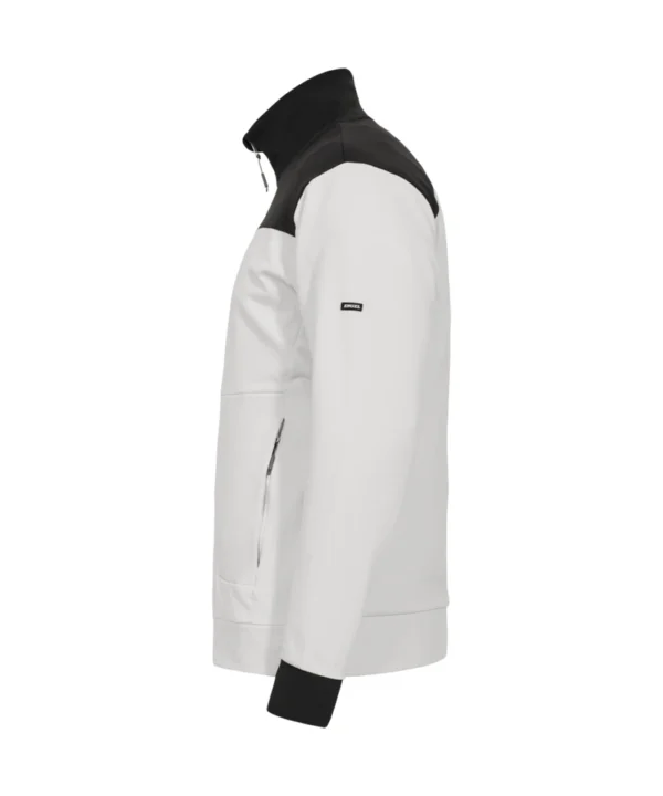 Engel Entire vest met kraag | Off white/antraciet grijs