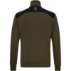 Engel Entire vest met kraag | Bosgroen/zwart