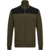 Engel Entire vest met kraag | Bosgroen/zwart