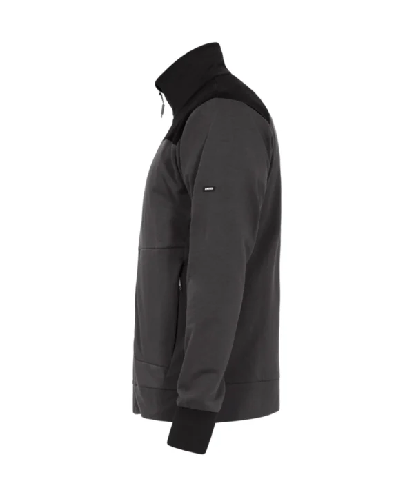 Engel Entire vest met kraag 7920 zij Engel Entire vest met kraag | Antracietgrijs/zwart