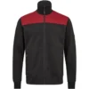 Engel Entire vest met kraag | Antracietgrijs/rood