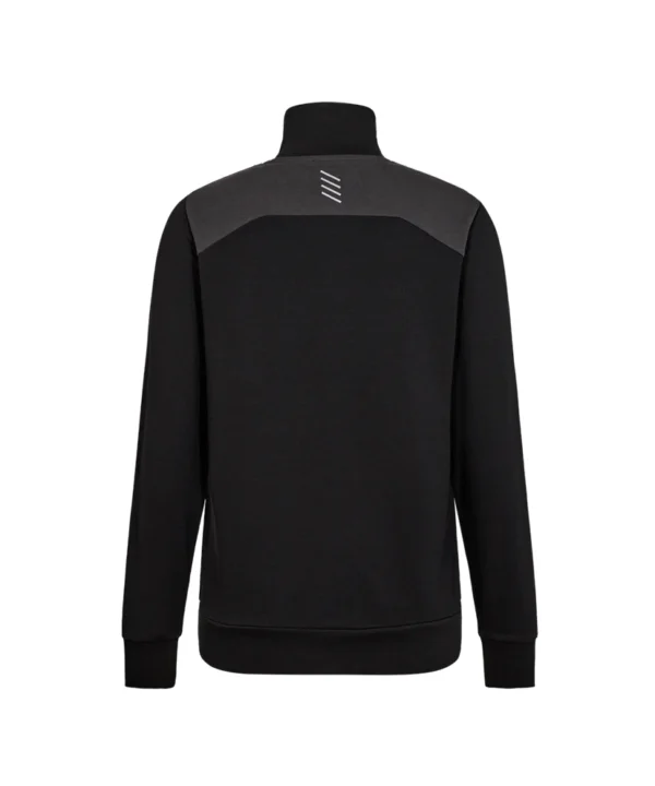 Engel Entire vest met kraag dames | Zwart/antracietgrijs