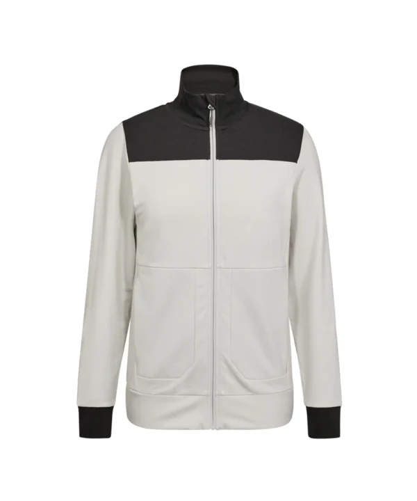 Engel Entire vest met kraag dames 30179 voor Engel Entire vest met kraag dames | Off white/antraciet grijs
