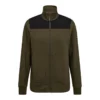 Engel Entire vest met kraag dames | Bosgroen/zwart