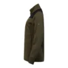 Engel Entire vest met kraag dames | Bosgroen/zwart