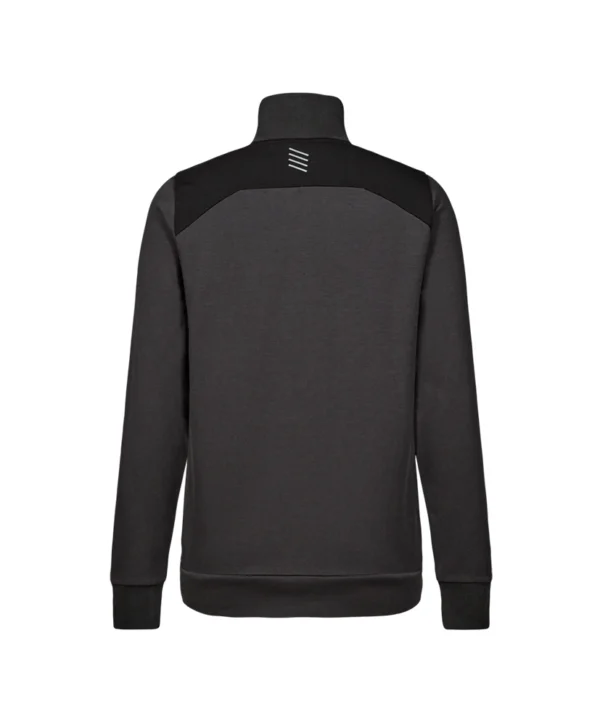 Engel Entire vest met kraag dames | Antracietgrijs/zwart