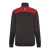 Engel Entire vest met kraag dames | Antracietgrijs/rood
