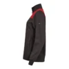 Engel Entire vest met kraag dames | Antracietgrijs/rood
