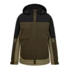 Engel Entire winterjas dames | Bosgroen/zwart