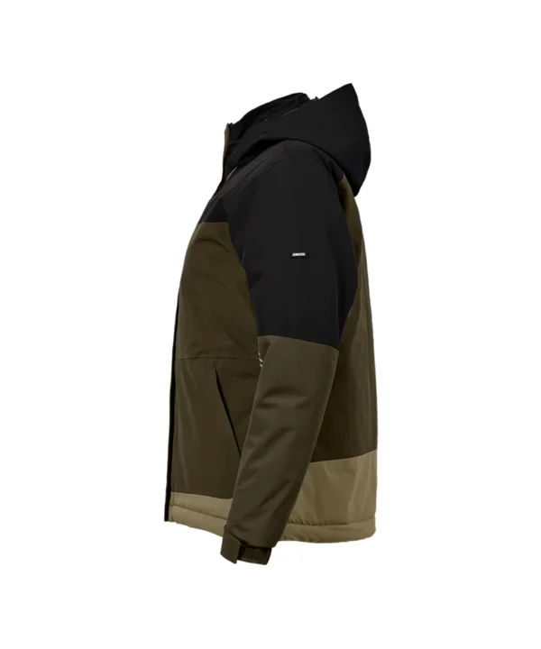 Engel Entire winterjas dames | Bosgroen/zwart