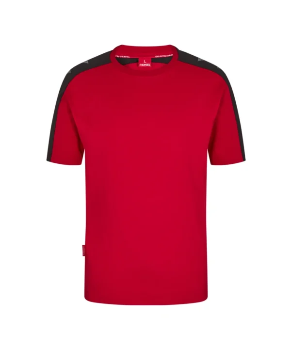 Engel Galaxy T-shirt  | Donker rood/antracietgrijs