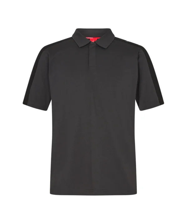Engel Galaxy polo | Antracietgrijs/zwart