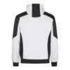 Engel Galaxy vest met capuchon | Wit/antracietgrijs