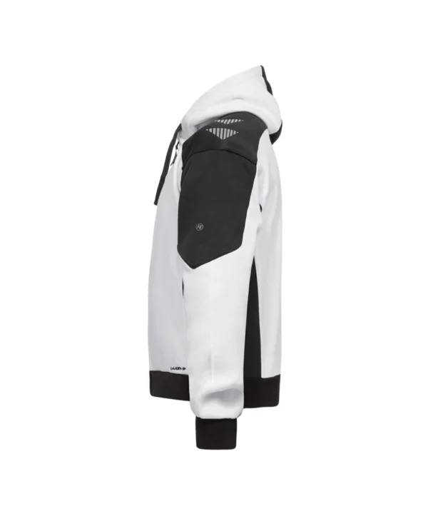 Engel Galaxy vest met capuchon | Wit/antracietgrijs