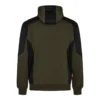 Engel Galaxy vest met capuchon | Bosgroen/zwart
