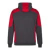 Engel Galaxy vest met capuchon | Antracietgrijs/Donker rood
