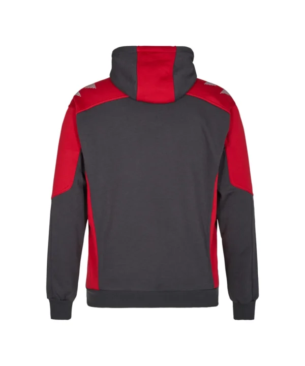 Engel Galaxy vest met capuchon | Antracietgrijs/Donker rood