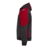 Engel Galaxy vest met capuchon | Antracietgrijs/Donker rood