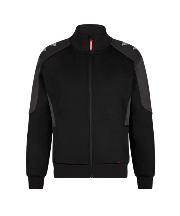 Engel Galaxy vest met opstaande kraag | Zwart/antracietgrijs