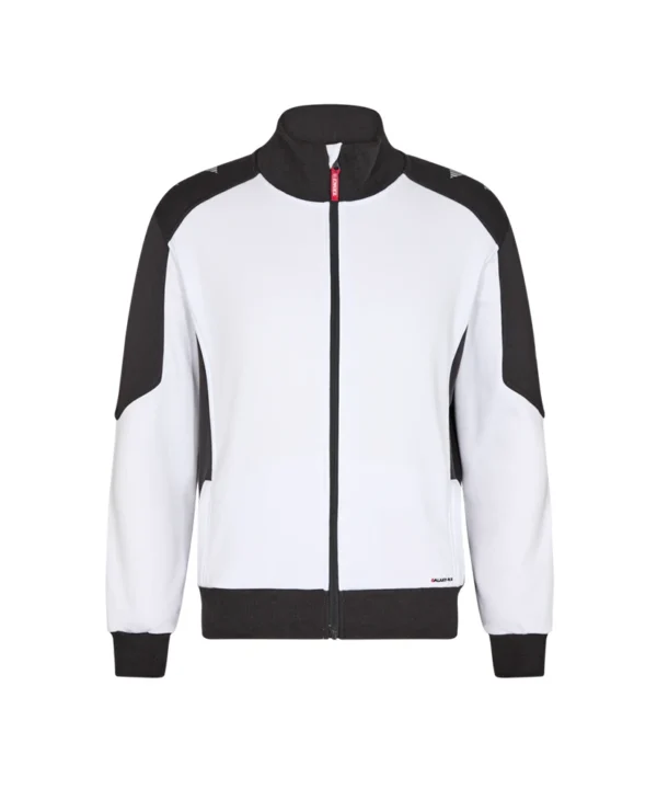 Engel Galaxy vest met opstaande kraag | Wit/antracietgrijs