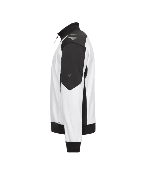 Engel Galaxy vest met opstaande kraag | Wit/antracietgrijs