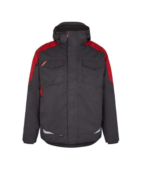 Engel Galaxy winterjas | Antracietgrijs/Donker rood