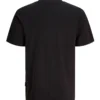 JCOFUSION BOX PRINT TEE SS CN SN Black Achter Jack & Jones T-shirt Fusion Print | Zwart