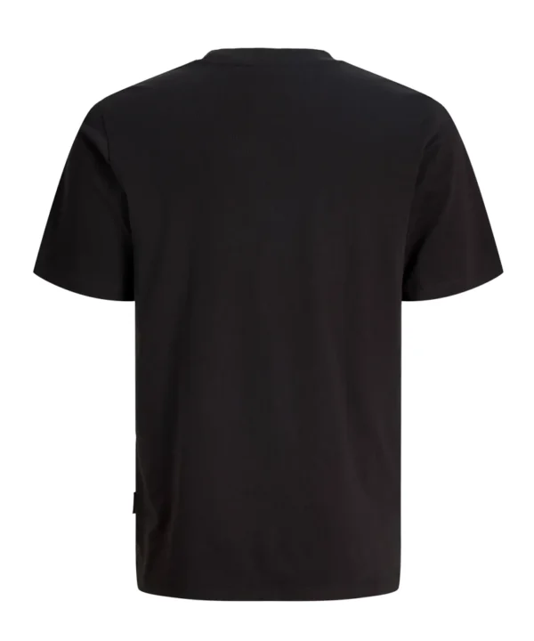 JCOFUSION BOX PRINT TEE SS CN SN Black Achter Jack & Jones T-shirt Fusion Print | Zwart