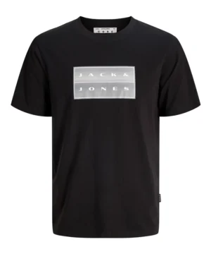 Jack & Jones T-shirt Fusion Print | Zwart