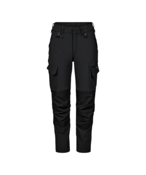 Dames Engel Entire werkbroek 4-Way stretch met kniezakken | Zwart