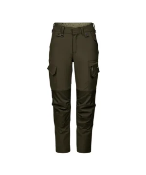Dames Engel Entire werkbroek 4-Way stretch met kniezakken | Bosgroen/zwart