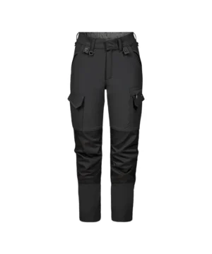 Dames Engel Entire werkbroek 4-Way stretch met kniezakken | Antracietgrijs/zwart