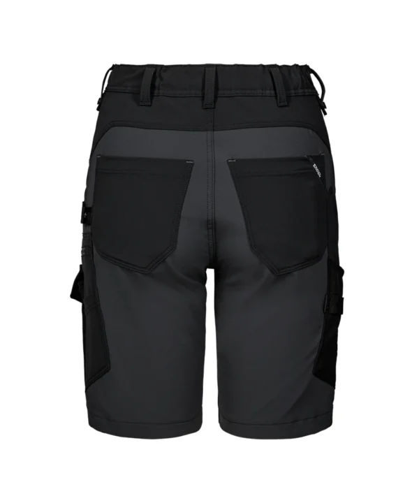 Dames Engel Entire werkshort 4-Way Stretch | Zwart/antracietgrijs