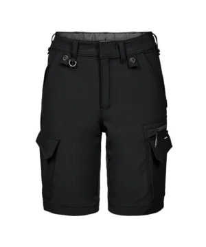 Dames Engel Entire werkshort 4-Way Stretch | Zwart/antracietgrijs