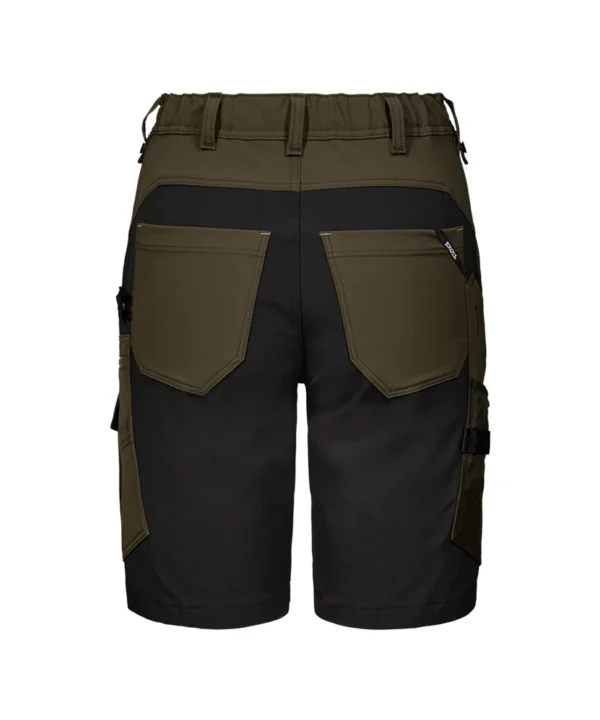 Dames Engel Entire werkshort 4-Way Stretch | Bosgroen/zwart