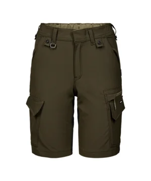 Dames Engel Entire werkshort 4-Way Stretch | Bosgroen/zwart