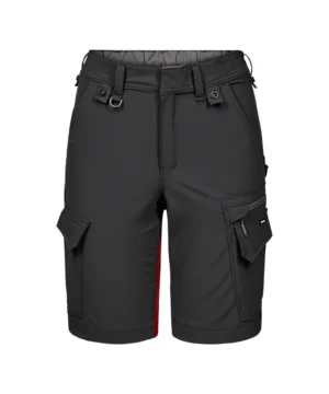 Dames Engel Entire werkshort 4-Way Stretch | Antracietgrijs/rood