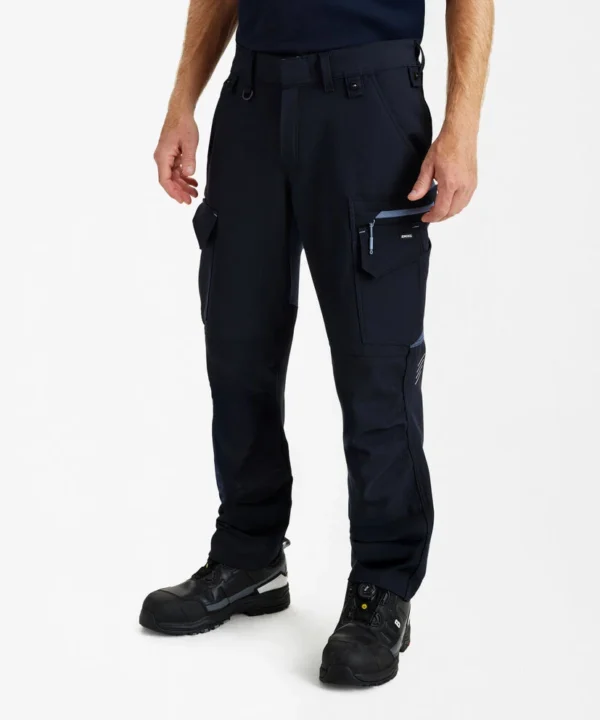 Engel Entire werkbroek 4-Way stretch met kniezakken | Donker blauw