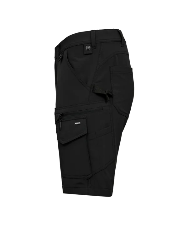 Engel Entire werkshorts met 4-Way stretch | Zwart/antracietgrijs