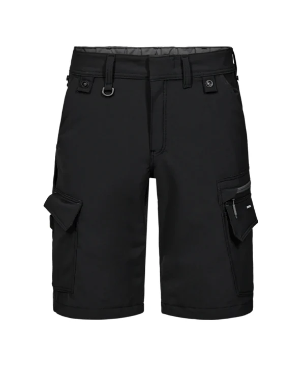 Engel Entire werkshorts met 4-Way stretch | Zwart/antracietgrijs