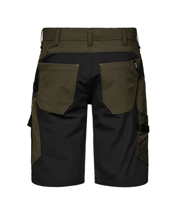 Engel Entire Werkshorts met 4-Way stretch | Bosgroen/zwart